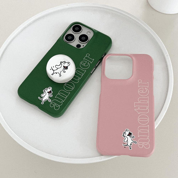 [Mademoment] Another Dog Line Design Phone Case