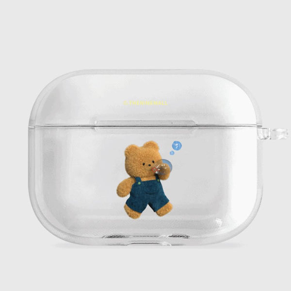 [THENINEMALL] Bubble Gummy AirPods Clear Case