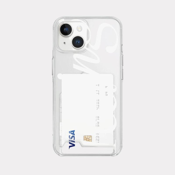 [Mademoment] That Summer Lettering Design Clear Phone Case (3 Types)