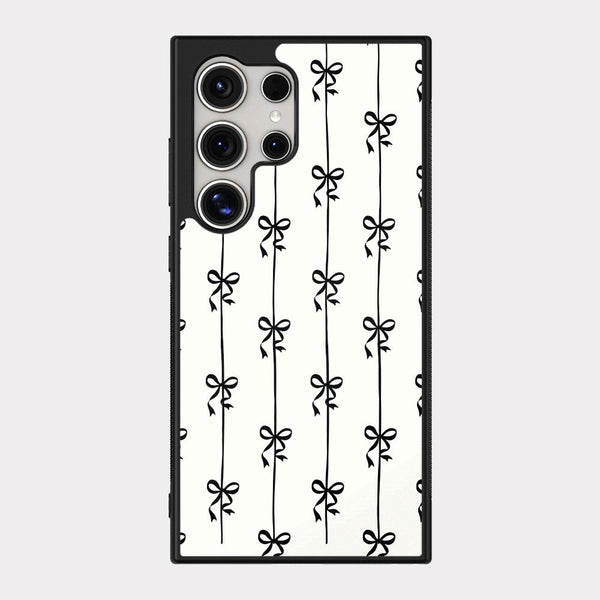 [Mademoment] Line Ribbon Pattern Design Bumper Phone Case