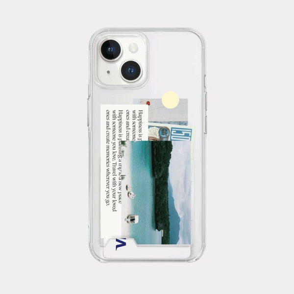 [Mademoment] Trip Sticker Design Clear Phone Case (3 Types)