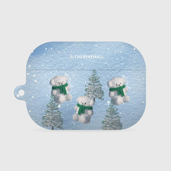 [THENINEMALL] Pattern Puppy Snowman AirPods Hard Case