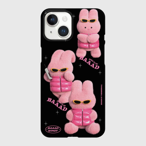 [THENINEMALL] Pattern Puffer Bad Windy Hard Phone Case (2 types)