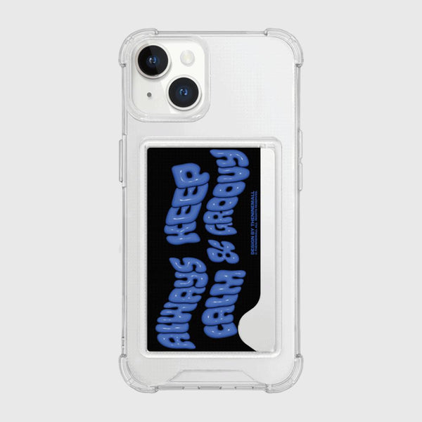 [THENINEMALL] Calm And Groovy Clear Phone Case (4 types)