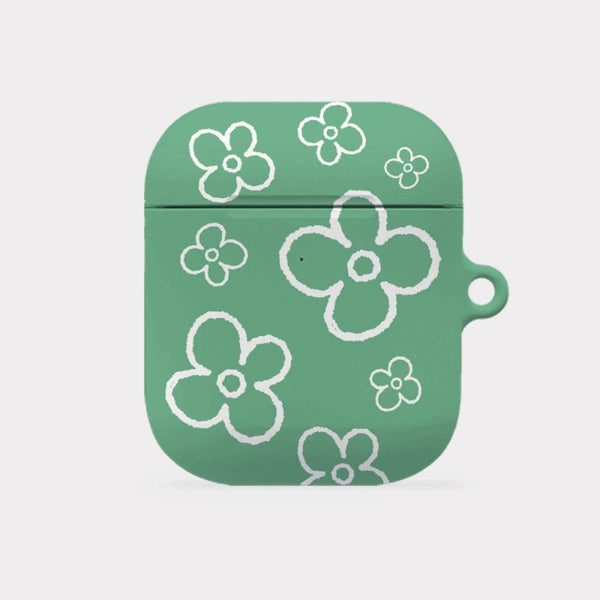 [Mademoment] Flower Doodle Pattern Design AirPods Case