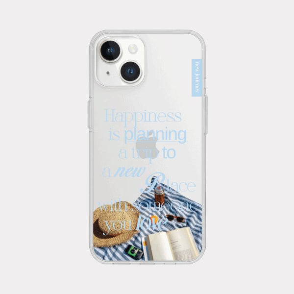 [Mademoment] Happy Plan Design Clear Phone Case (3 Types)