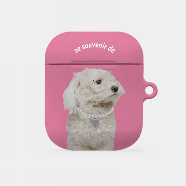 [Mademoment] Puppy Souvenir Pendant Design AirPods Case