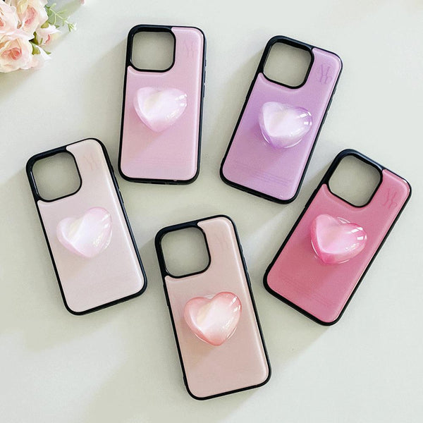 [Mademoment] Blossom Plain Design Bumper Phone Case