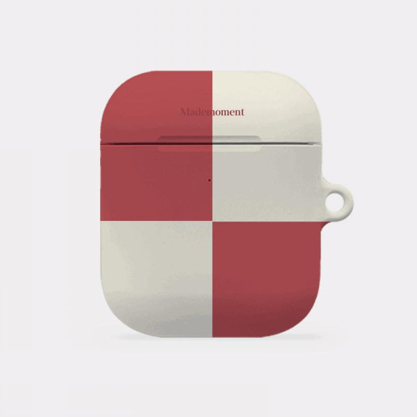 [Mademoment] Deep Checkerboard Design AirPods Case