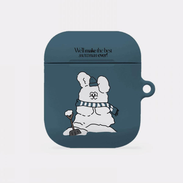 [Mademoment] Build Snowman Butty Design AirPods Case