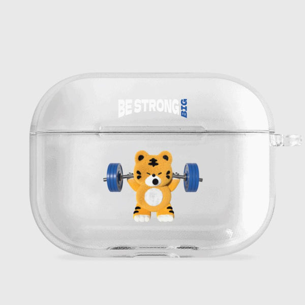 [THENINEMALL] Squat Hey Tiger AirPods Clear Case