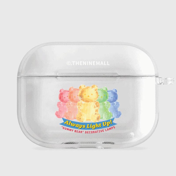 [THENINEMALL] Gummy Light Set AirPods Clear Case