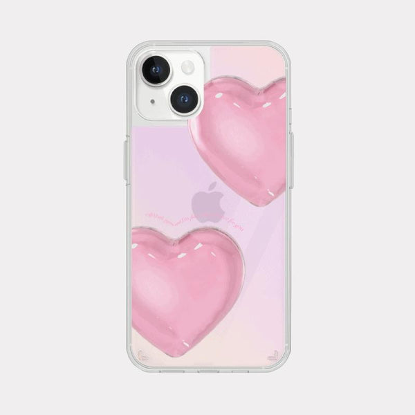 [Mademoment] Pure Love Design Glossy Mirror Phone Case