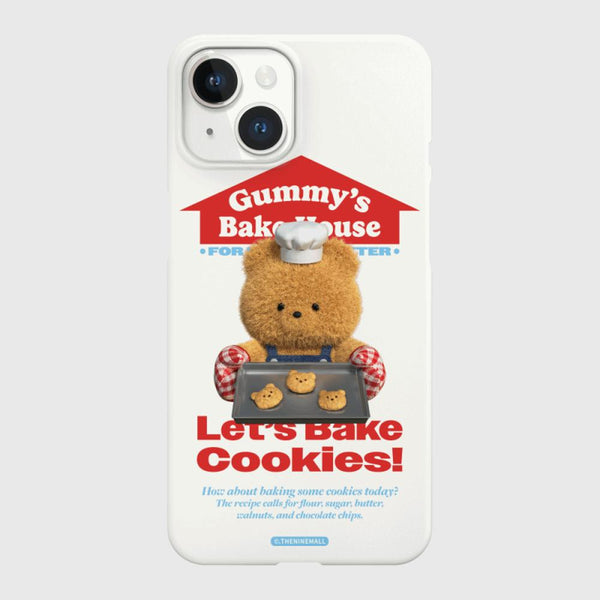 [THENINEMALL] Cookie Gummy Hard Phone Case (2 types)