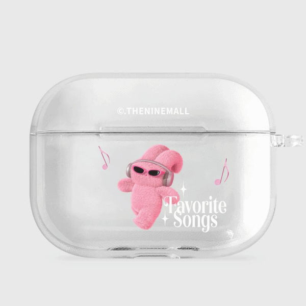 [THENINEMALL] Windy Favorite Songs AirPods Clear Case