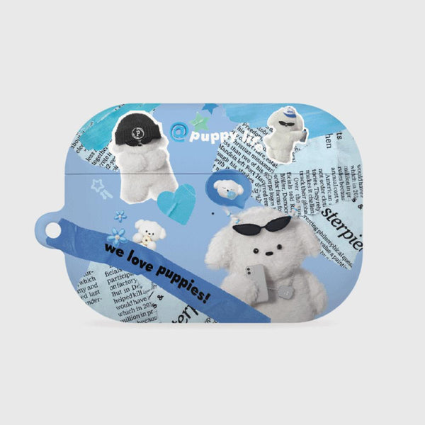 [THENINEMALL] Puppy Collage AirPods Hard Case