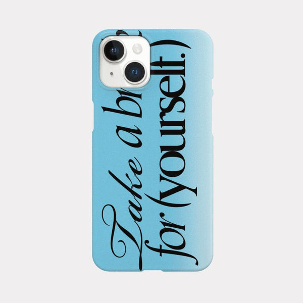 [Mademoment] Take A Break Design Phone Case