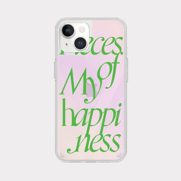 [Mademoment] Pieces Of Lettering Design Glossy Mirror Phone Case