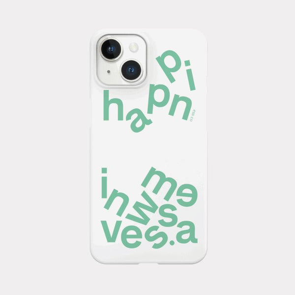 [Mademoment] Wave of Happiness Lettering Design Phone Case