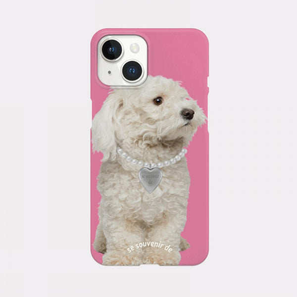 [Mademoment] Puppy Souvenir Pendant Design Phone Case