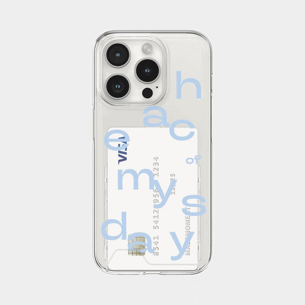 [Mademoment] Each Of Day Design Clear Phone Case (3 Types)