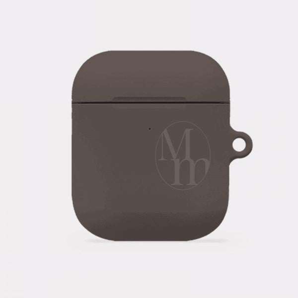 [Mademoment] Soft Cream Plain Design AirPods Case