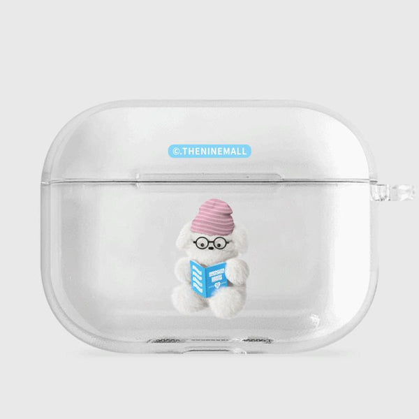 [THENINEMALL] Do Not Disturb Puppy AirPods Clear Case