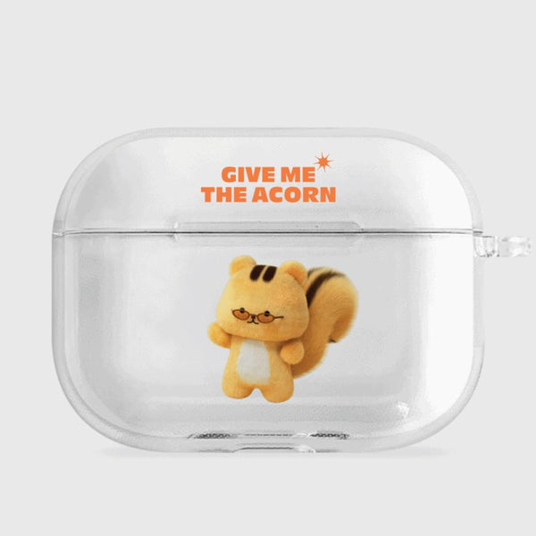 [THENINEMALL] Give Me The Acorn AirPods Clear Case