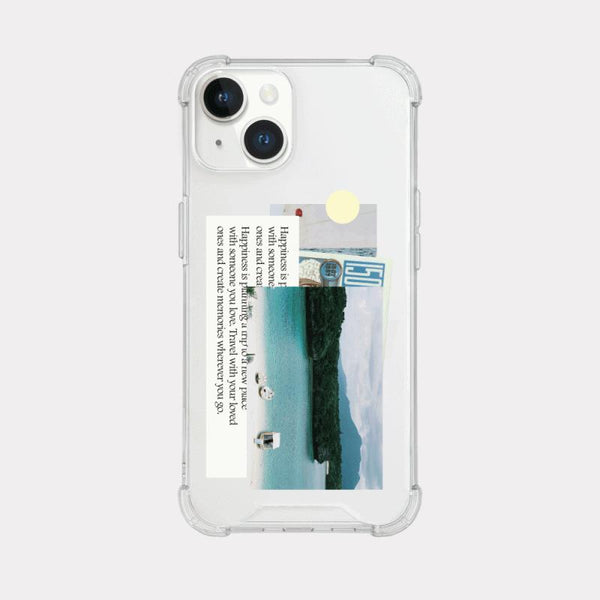 [Mademoment] Trip Sticker Design Clear Phone Case (3 Types)