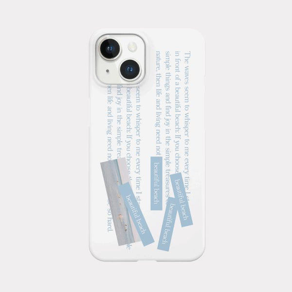 [Mademoment] Whisper Wave Design Phone Case