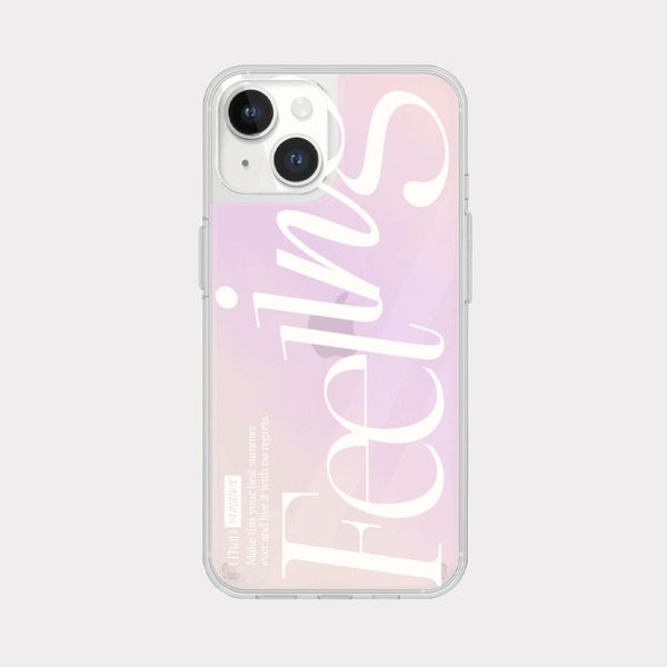 [Mademoment] That Summer Lettering Design Glossy Mirror Phone Case