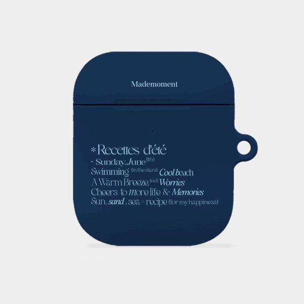 [Mademoment] Summer Recipe Design AirPods Case