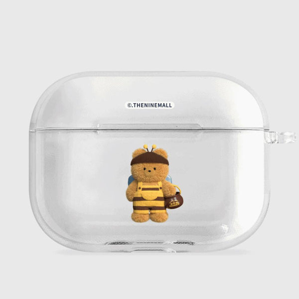 [THENINEMALL] Honey Bee Gummy AirPods Clear Case