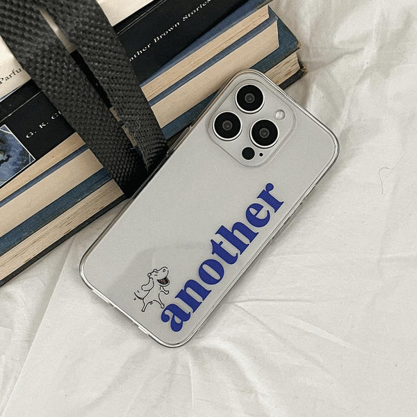 [Mademoment] Another Dog Design Clear Phone Case (3 Types)