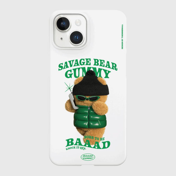 [THENINEMALL] Puffer Bad Gummy Hard Phone Case (2 types)