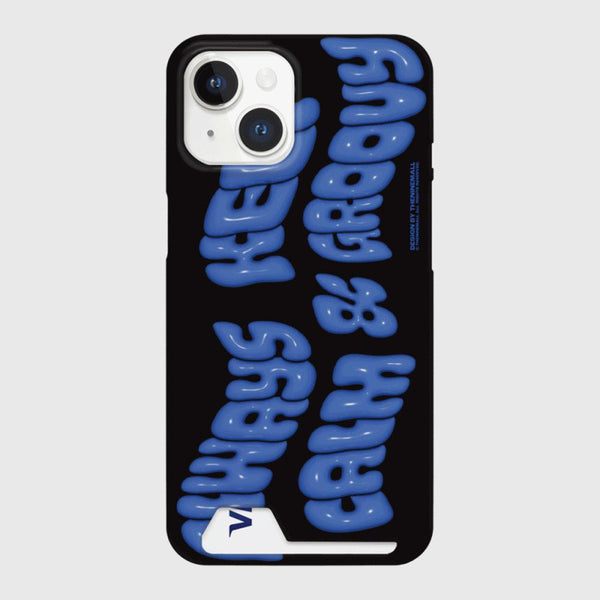 [THENINEMALL] Calm And Groovy Hard Phone Case (2 types)