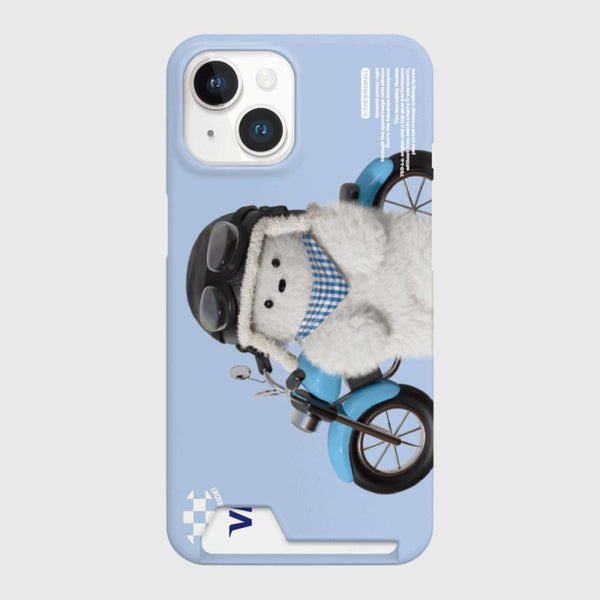 [THENINEMALL] Rider Puppy Hard Phone Case (2 types)