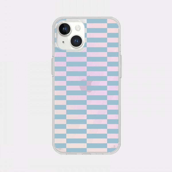 [Mademoment] Coloring Blue Design Glossy Mirror Phone