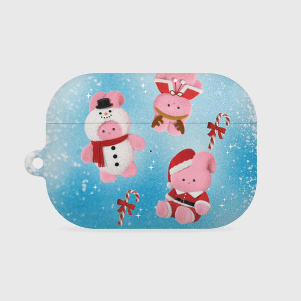 [THENINEMALL] Pattern Happy Holiday Windy AirPods Hard Case