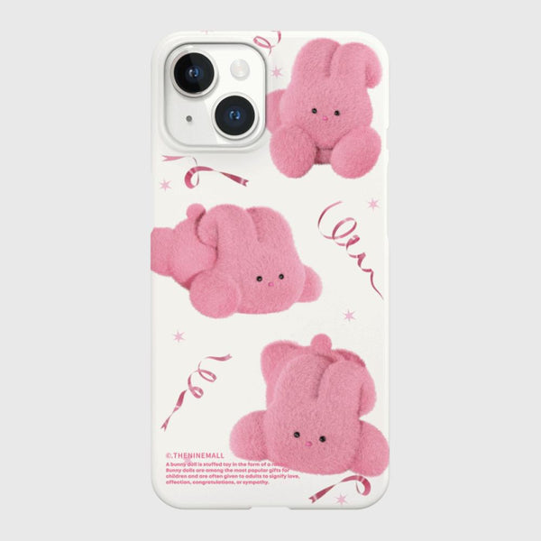 [THENINEMALL] Pink Ribbon Windy Hard Phone Case (2 types)