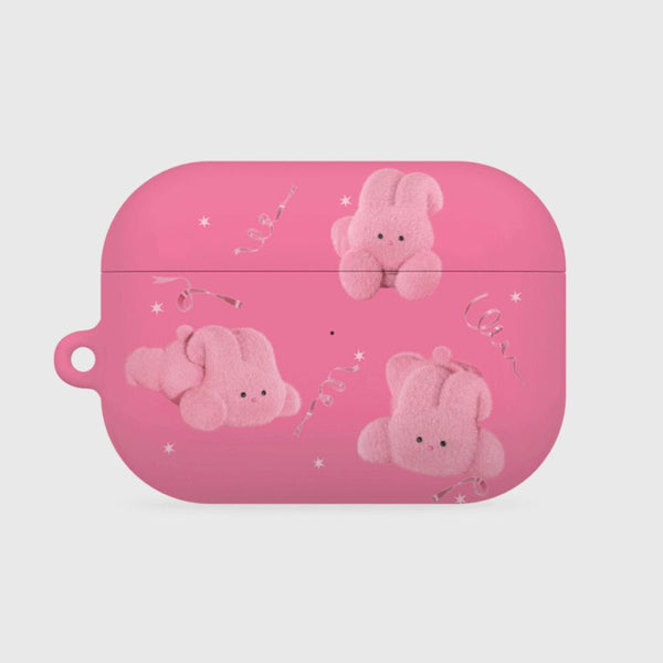 [THENINEMALL] Pink Ribbon Windy AirPods Hard Case
