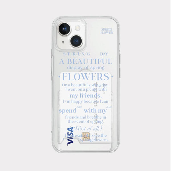 [Mademoment] Spring Of Love Design Clear Phone Case (3 Types)