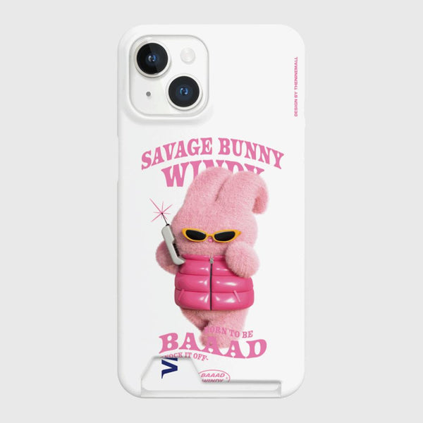 [THENINEMALL] Puffer Bad Windy Hard Phone Case (2 types)