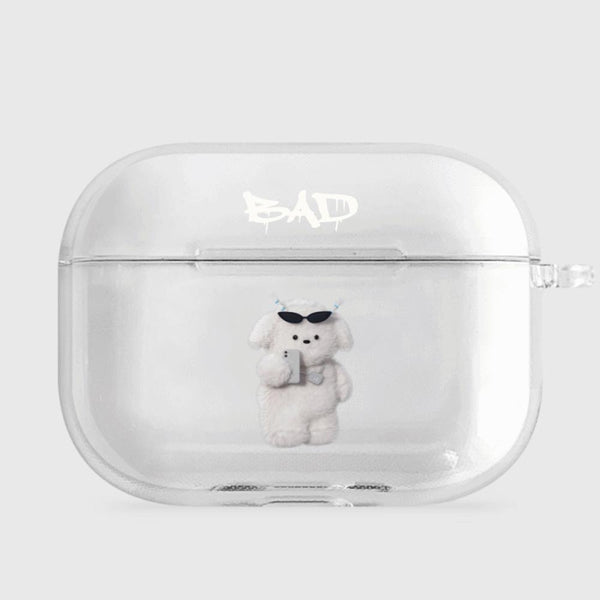 [THENINEMALL] Bad Puppy Outfits AirPods Clear Case