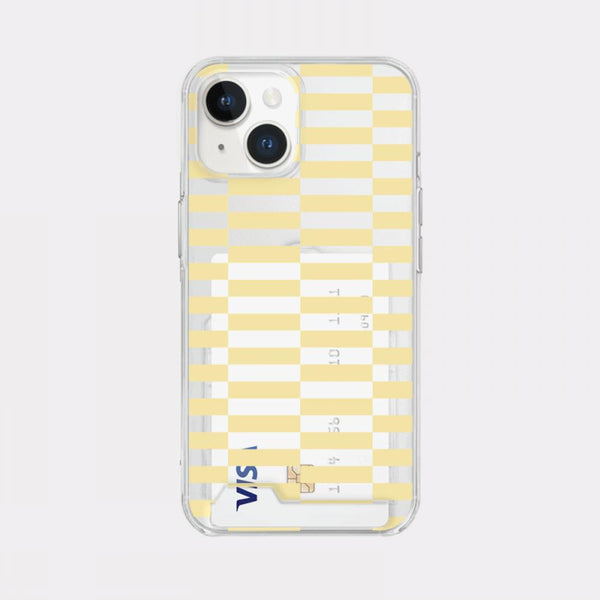 [Mademoment] Coloring Yellow Design Clear Phone Case (3 Types)