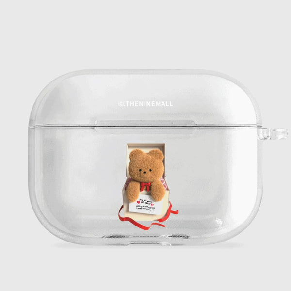 [THENINEMALL] Present Gummy AirPods Clear Case