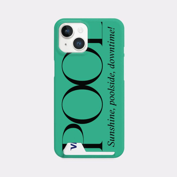 [Mademoment] Poolside Lettering Design Phone Case