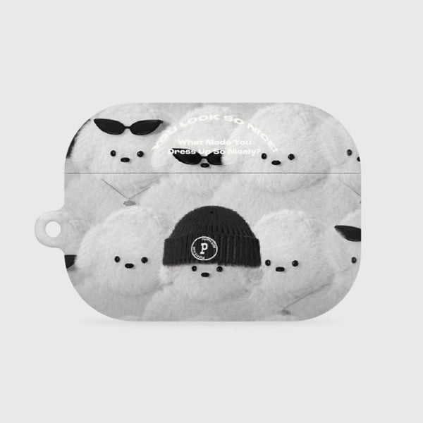 [THENINEMALL] Nice Puppy Pattern AirPods Hard Case