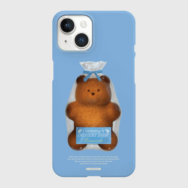 [THENINEMALL] Gummy Financier Hard Phone Case (2 types)