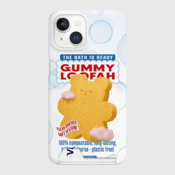 [THENINEMALL] Loofah Gummy Hard Phone Case (2 types)